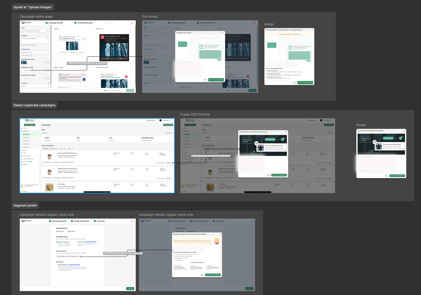 Managed setup interface with capacity indicator and consultation booking