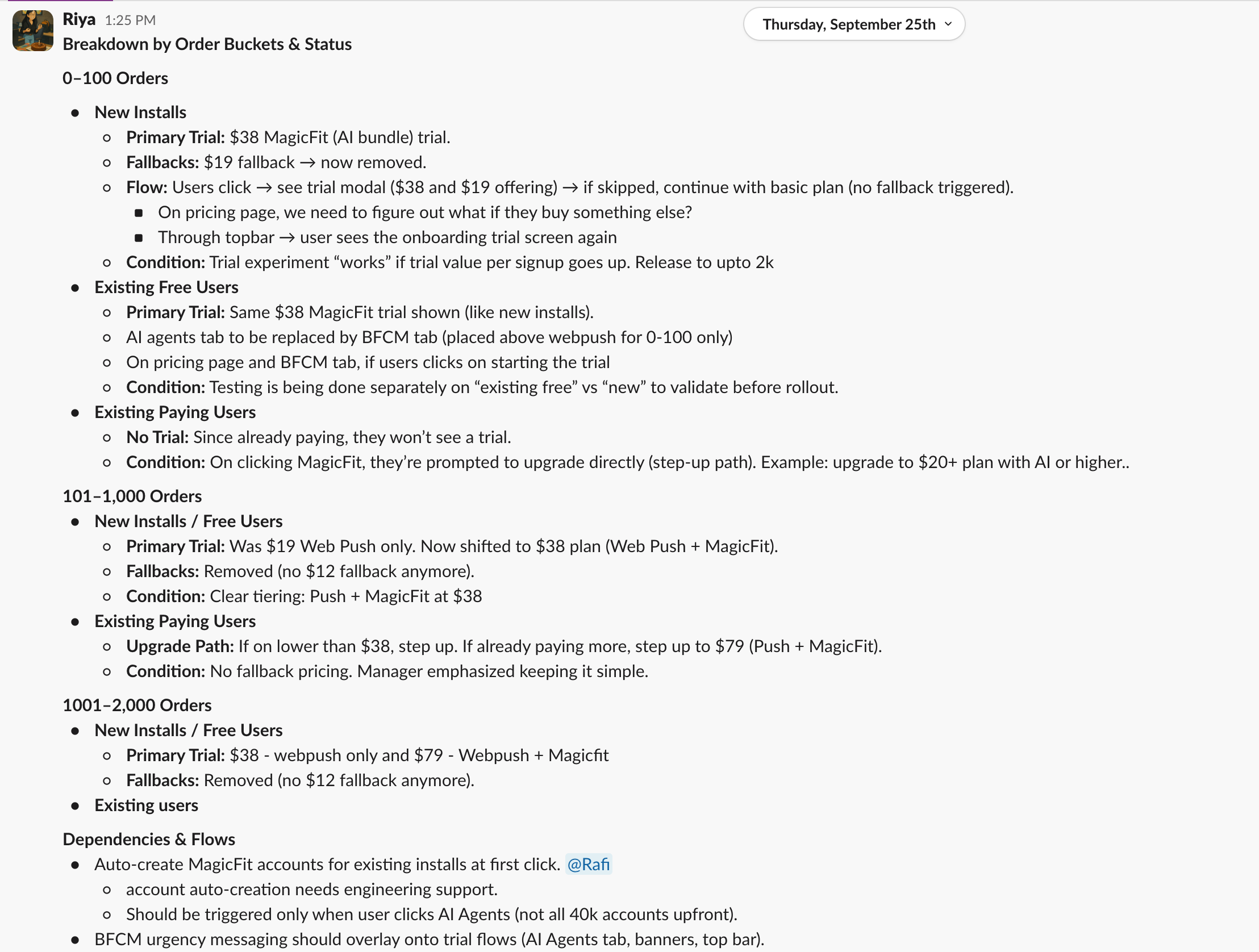 Team collaboration documentation and cross-functional work