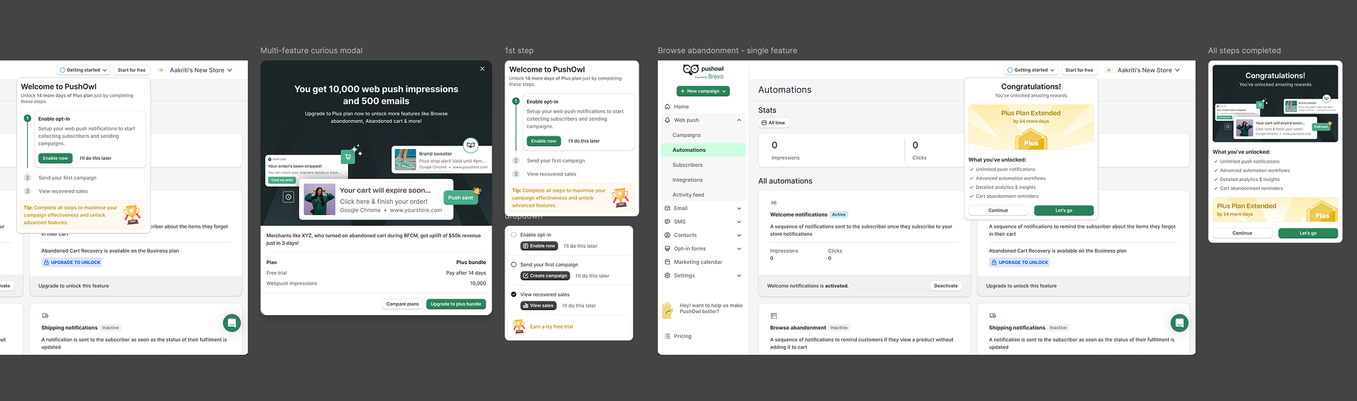 Trust scaffolding features showing money clarity, cancel path, and safety guardrails