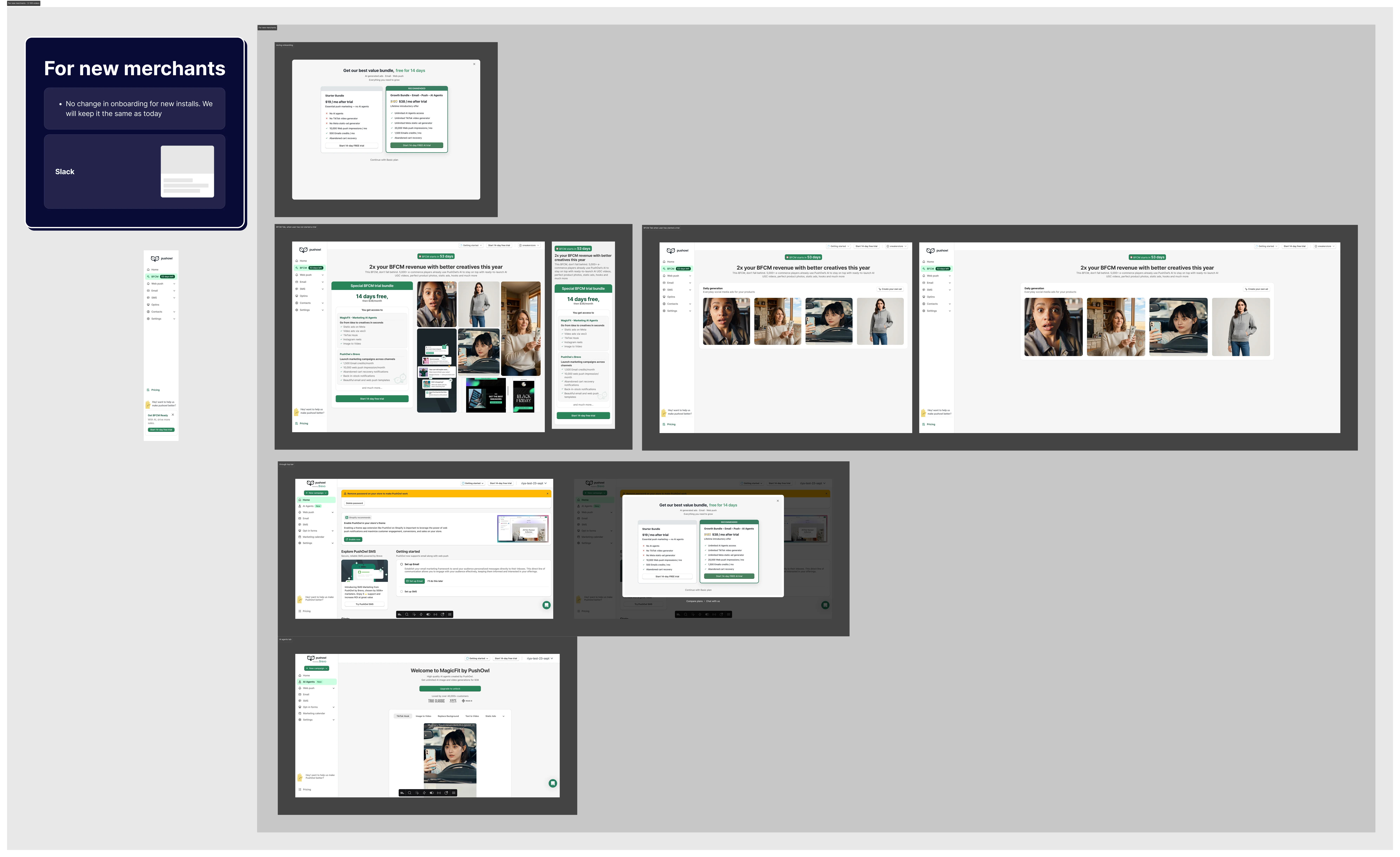 Personalized BFCM hero for new merchants
