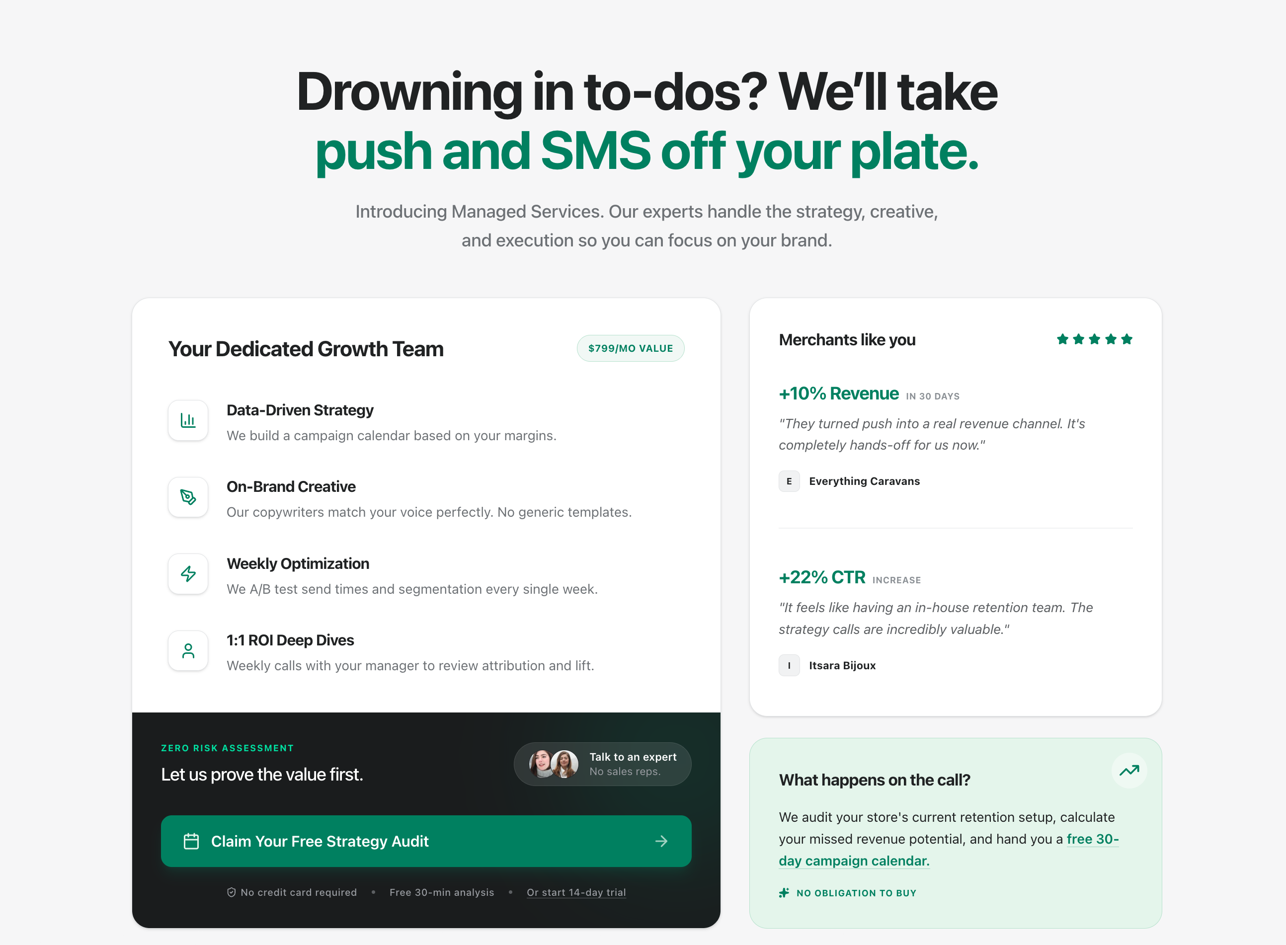 Final iteration with clear done-for-you value proposition